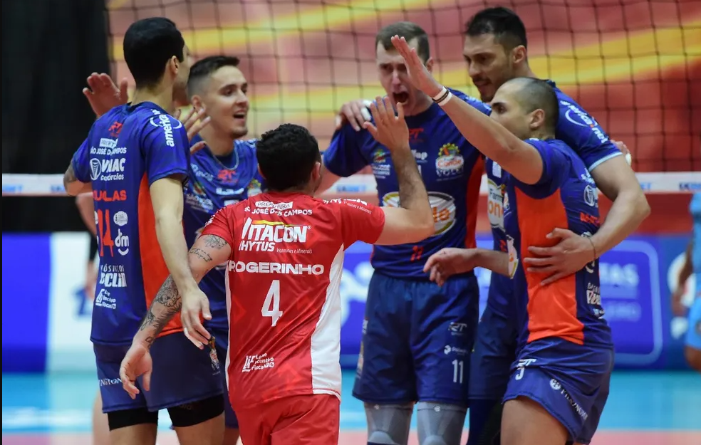 Guarulhos x Vôlei São José - Superliga — Foto: Mauro Horita/Vedacit Guarulhos