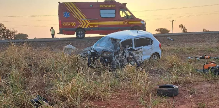 Motorista morre ao ser atingida por carreta durante ultrapassagem proibida na BR-158