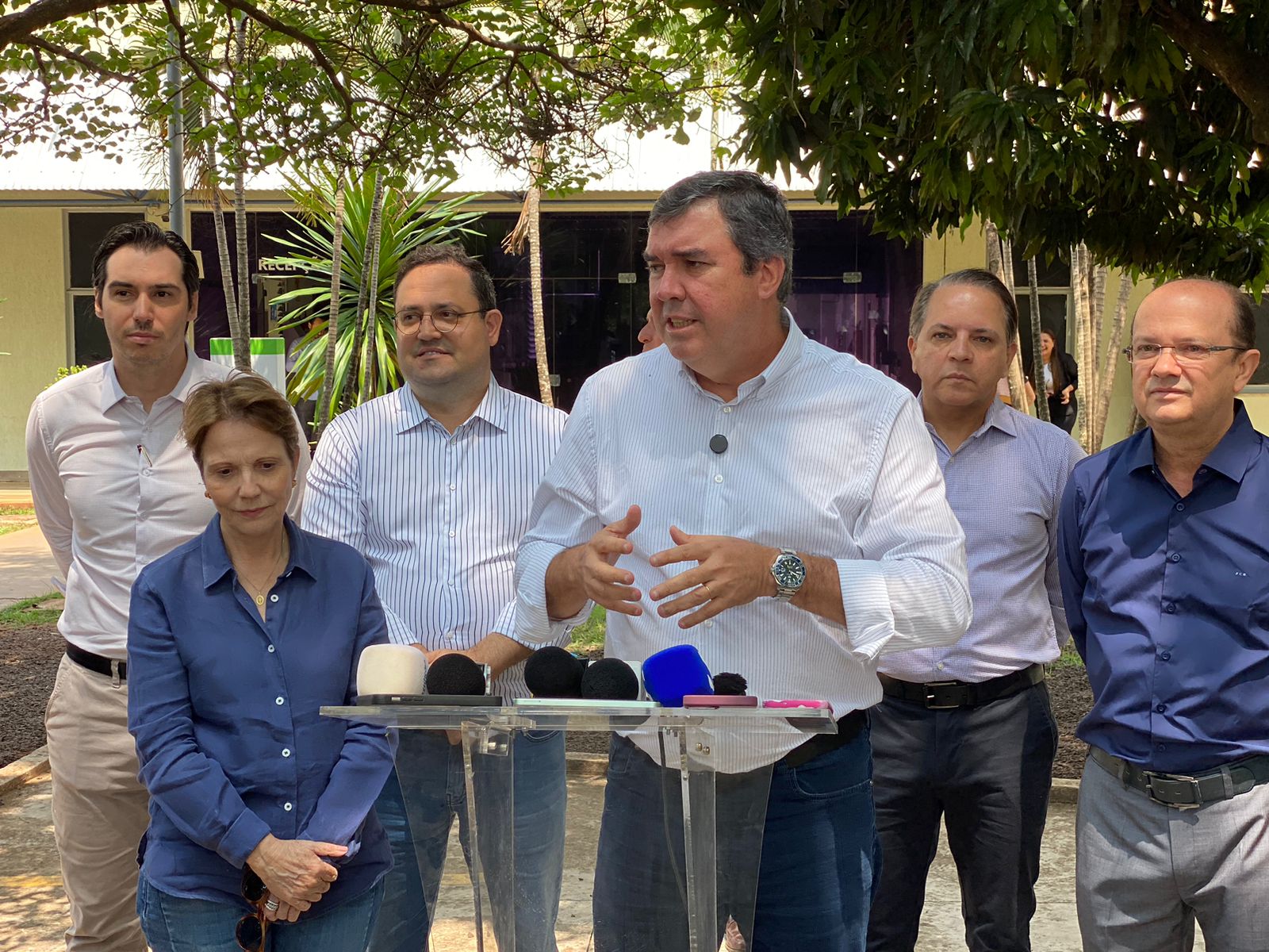 Governador Eduardo Riedel faz reunião com prefeitos eleitos e reeleitos de Mato Grosso do Sul