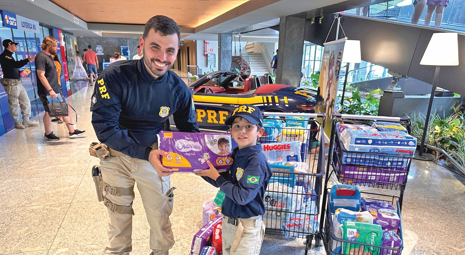 AACC MS e PRF-MS promovem ações de apoio e arrecadação para as crianças em tratamento