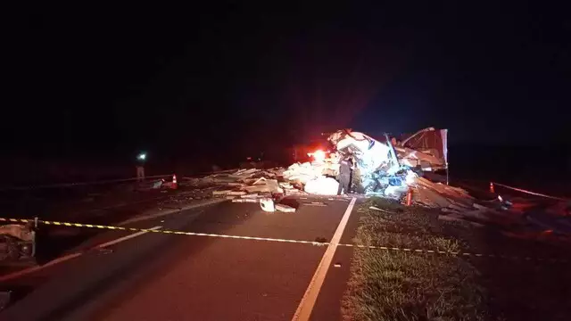 Caminhoneiro morre em acidente na BR-163, em Jaraguari