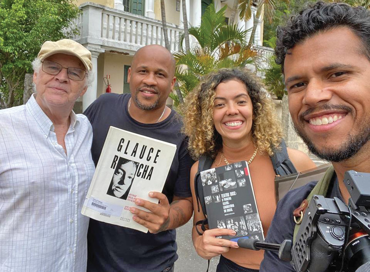 Equipe do filme indo gravar - Assessoria