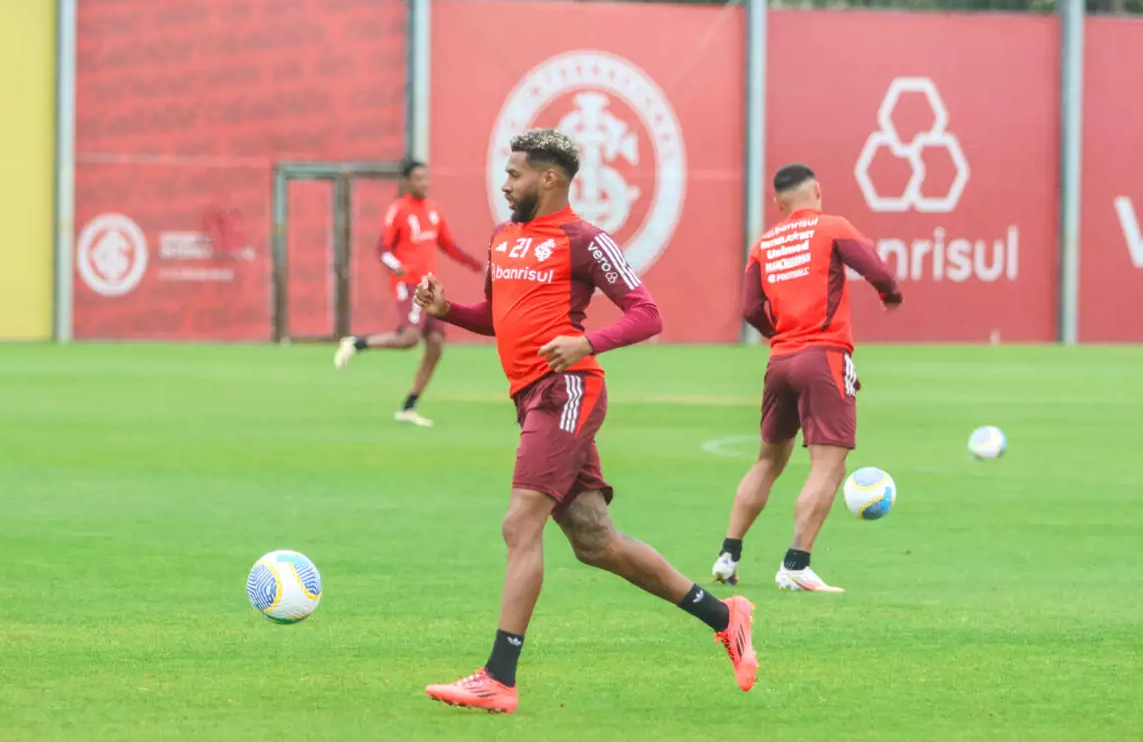 Preparação do Internacional para o confronto contra o Vasco - Foto: Ricardo Duarte/SCI