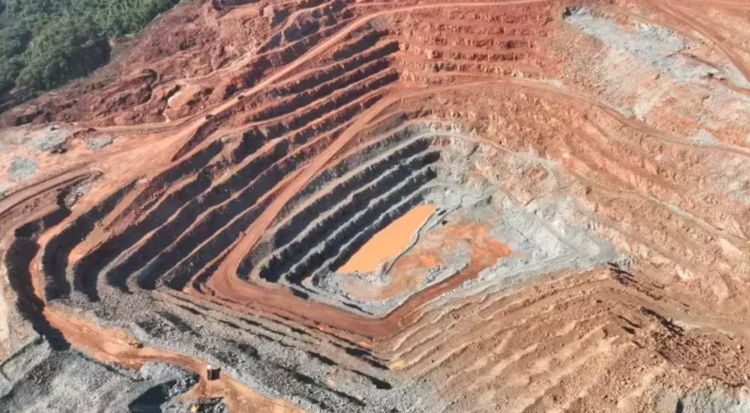 Operação de mineradora em Presidente Figueiredo - Foto: Divulgação