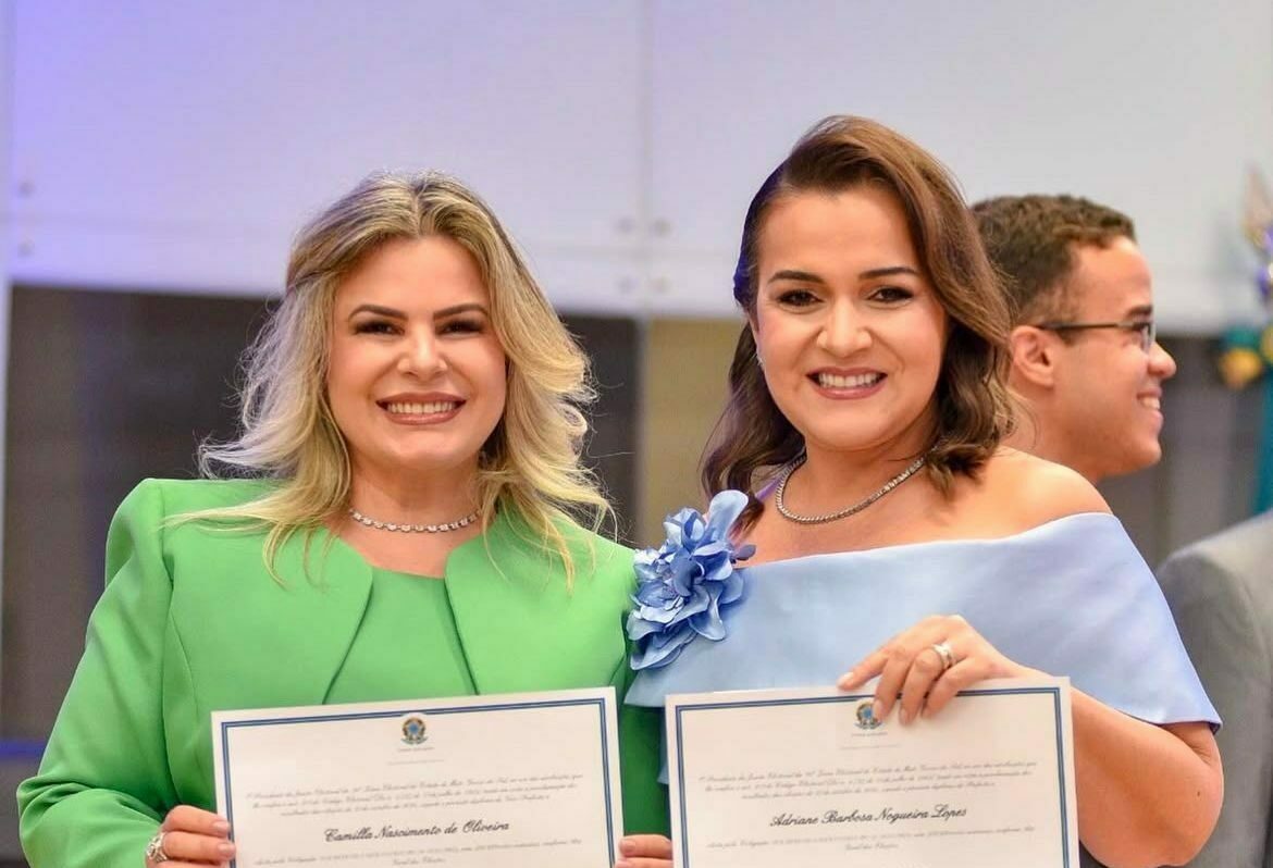 Adriane Lopes é diplomada como primeira mulher eleita prefeita de Campo Grande