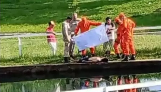 Jovem morre afogado após tentar se refrescar em lago em Naviraí