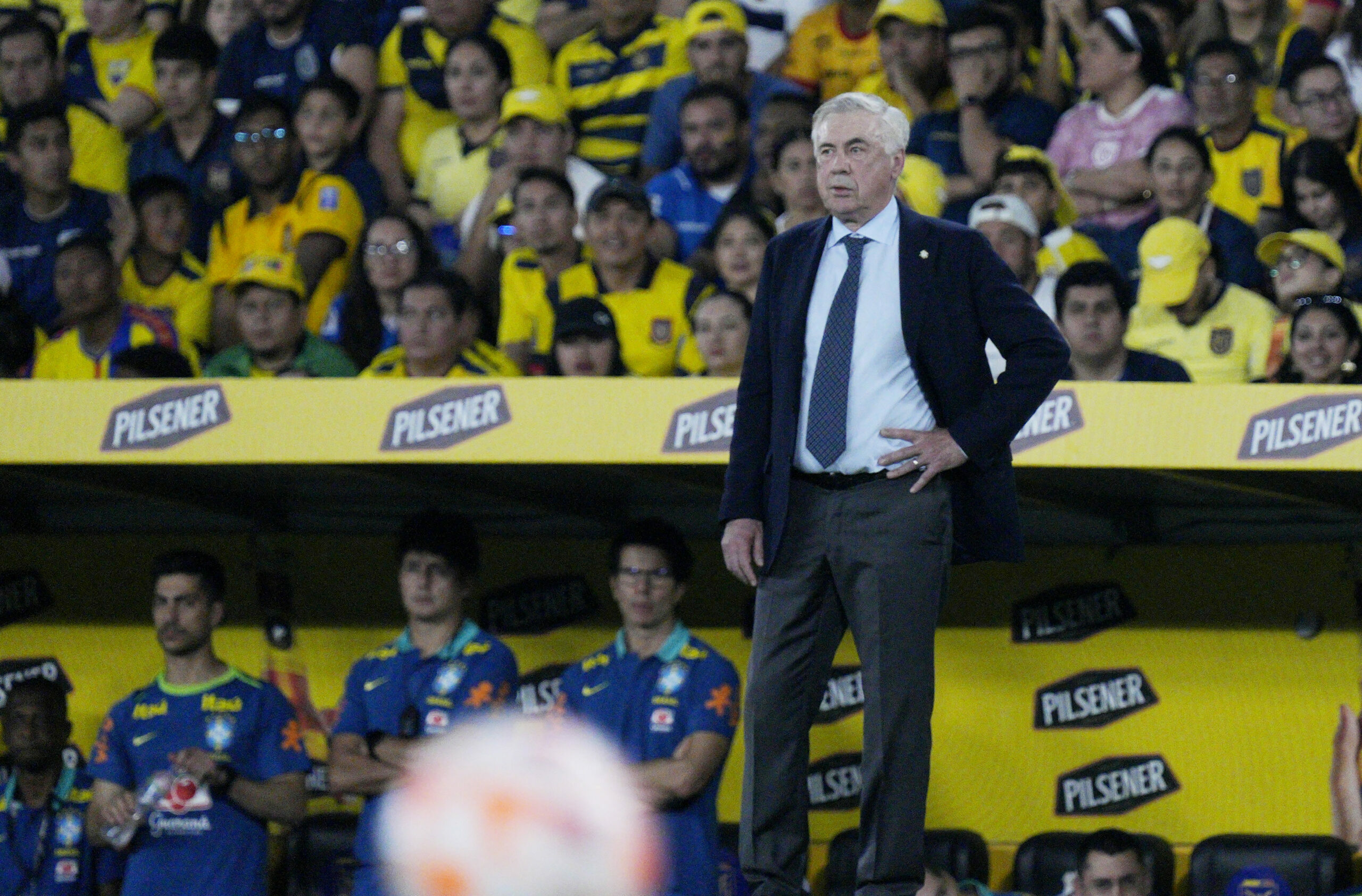 Seleção começa era Ancelotti com jogo truncado e empate sem gols no Equador