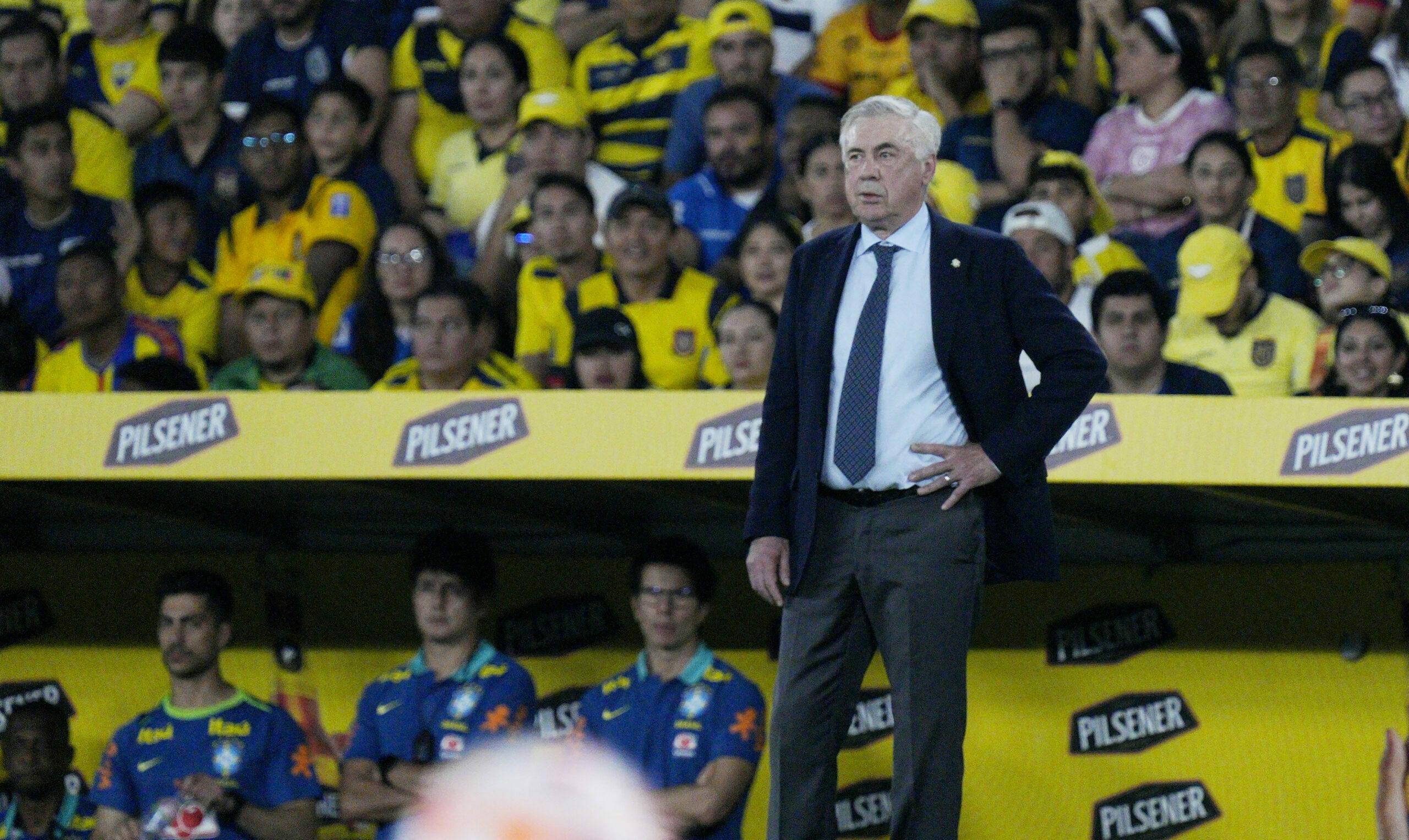 Seleção começa era Ancelotti com jogo truncado e empate sem gols no Equador