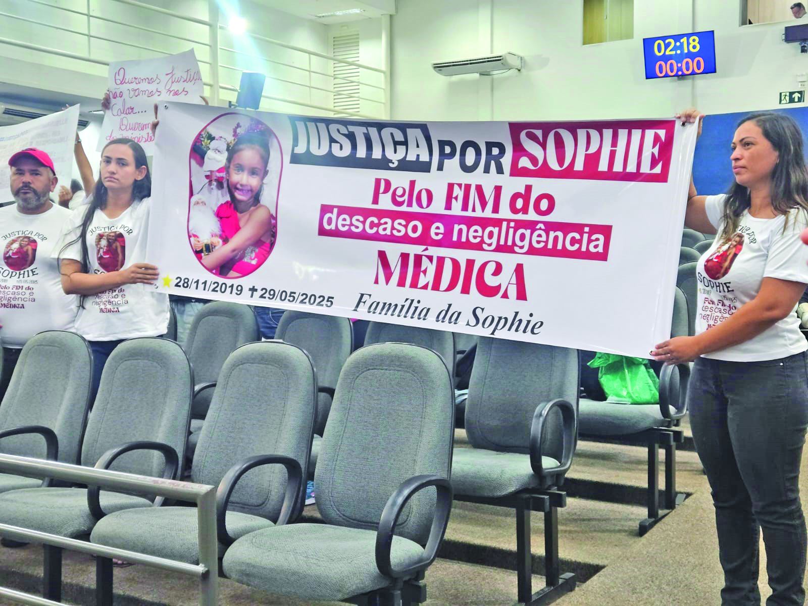 Câmara exige novas explicações da Santa Casa sobre morte de menina de 5 anos