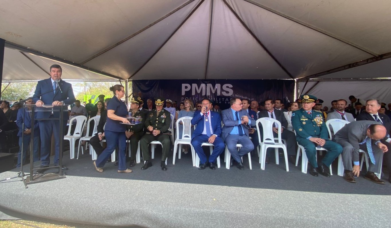 “Temos orgulho de apresentar nossa Segurança Pública”, diz Riedel durante celebração dos 190 anos da PMMS