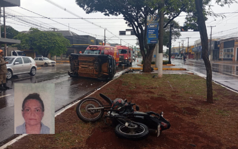 Motociclista de 49 anos morre após ser atingida por carro em Dourados