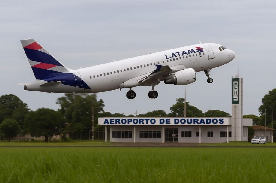 Após 4 anos, Aeroporto de Dourados volta a operar rota comercial para Guarulhos