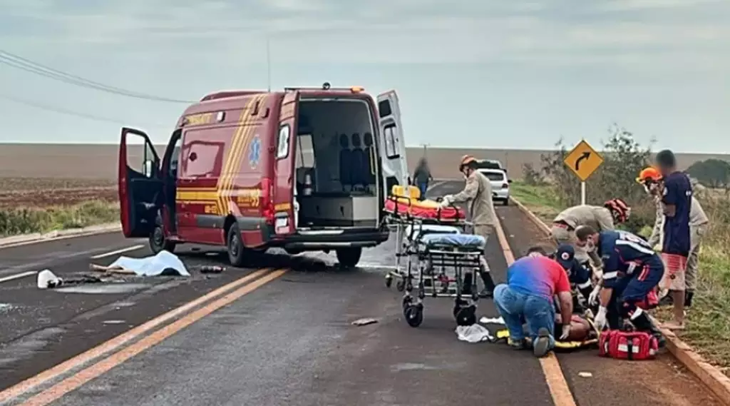 Jovem morre e três ficam feridos após capotamento na MS-430, em São Gabriel do Oeste