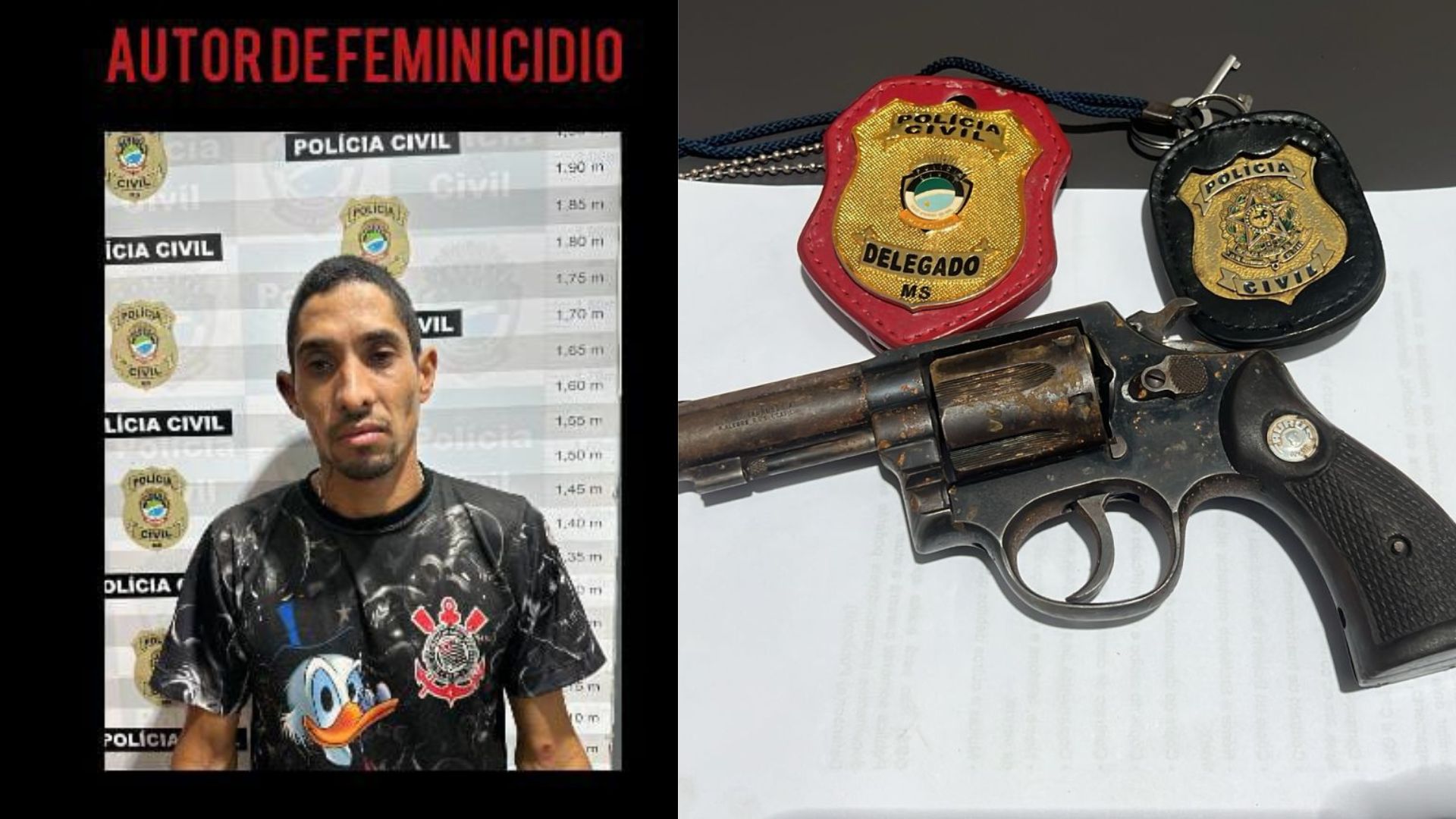 Homem é preso por matar a esposa em Bandeirantes