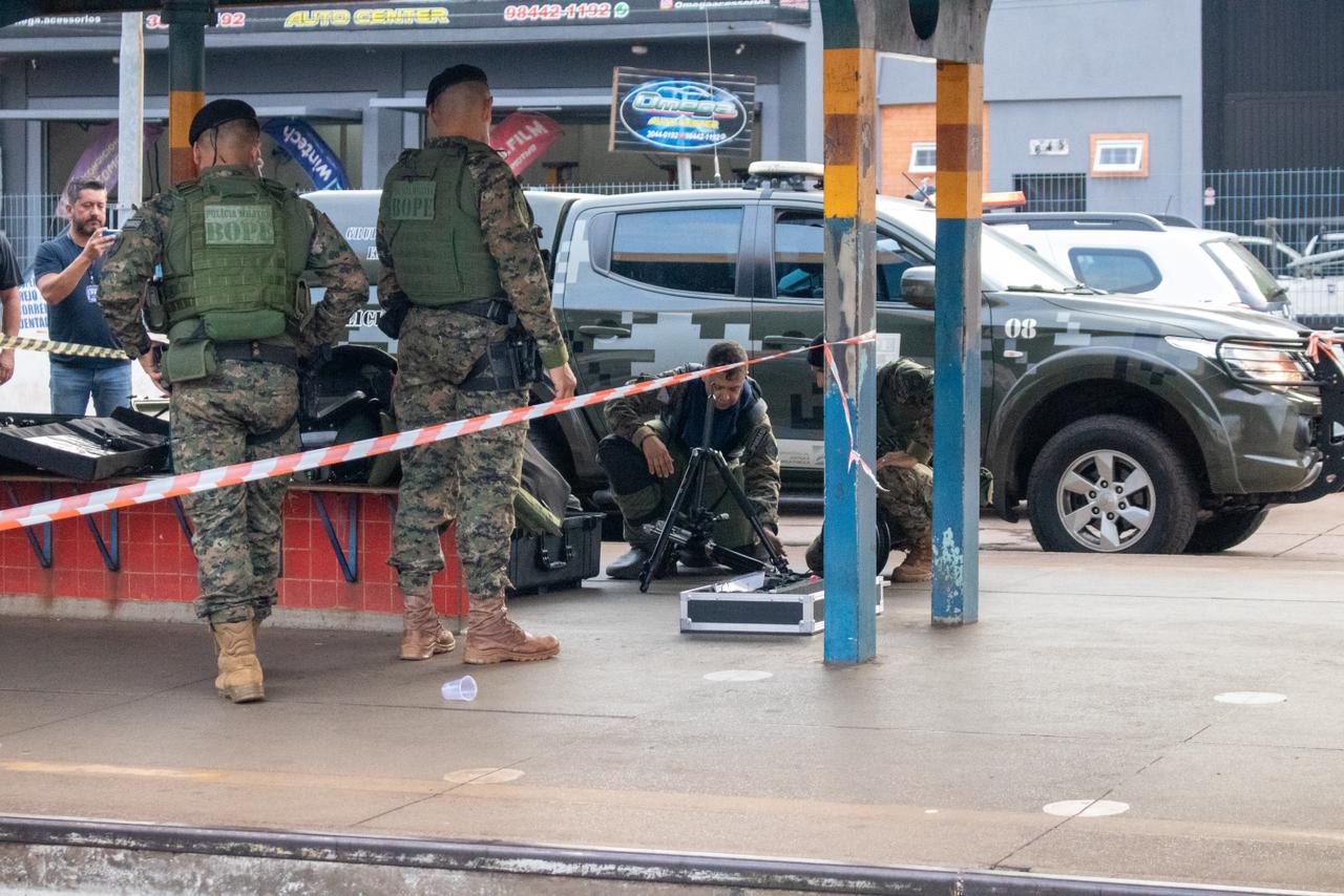 Artefato explosivo é encontrado e desarmado no Terminal Morenão em Campo Grande