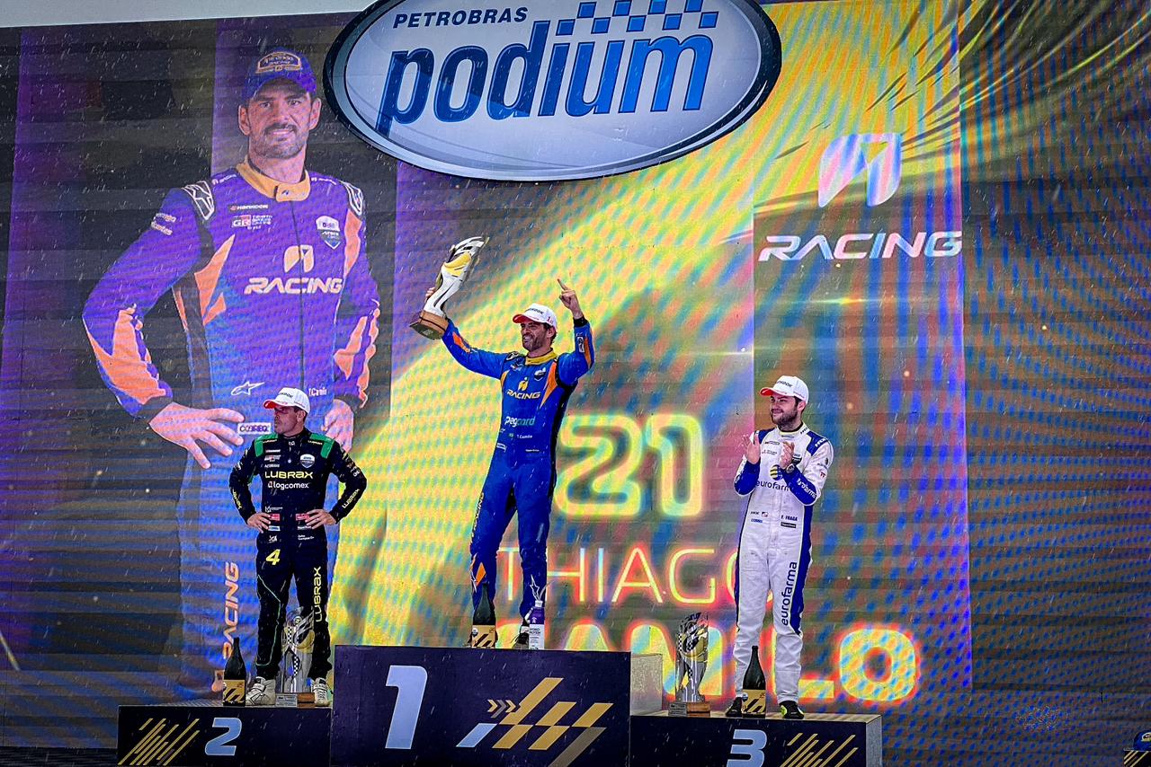 Thiago Camilo vence com pista molhada e domina corrida em Campo Grande