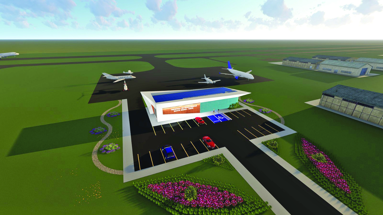Licitação do Aeroporto Santa Maria prevê investimento de R$ 45,8 milhões