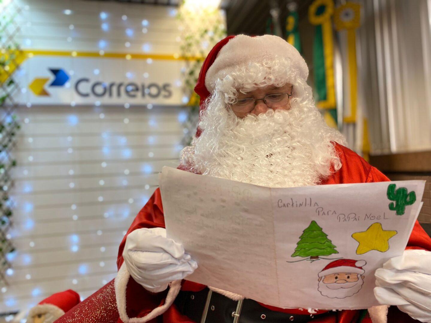 Cartas do Papai Noel dos Correios podem ser adotadas até 12 de dezembro