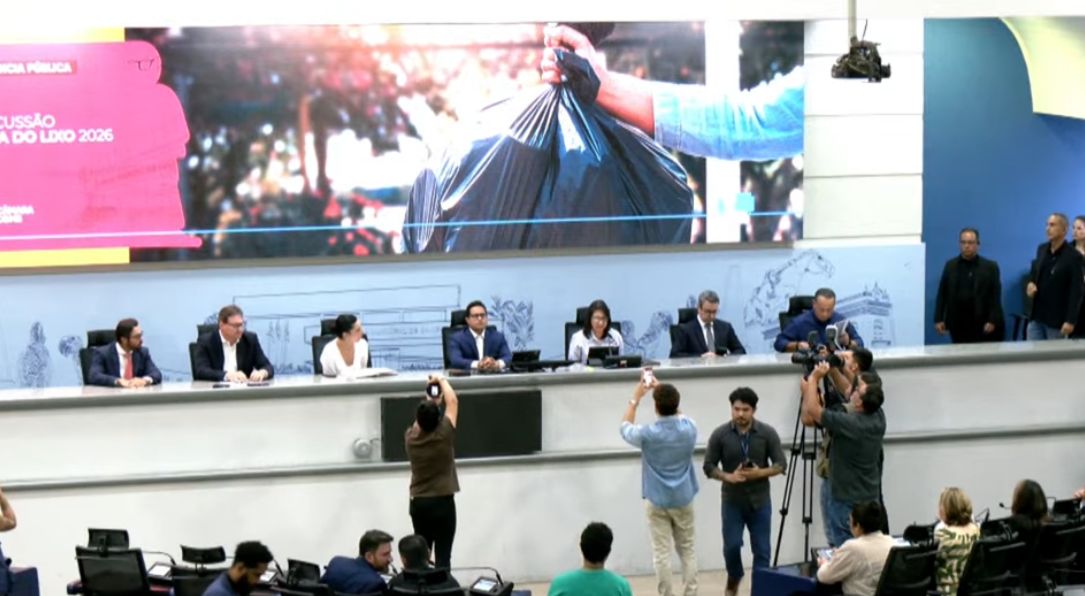 Audiência pública debate taxa de lixo que custa R$137 milhões e arrecada R$41 milhoes na Capital