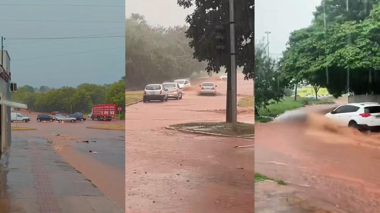 Temporal volta a atingir Campo Grande e provoca novos pontos de alagamento