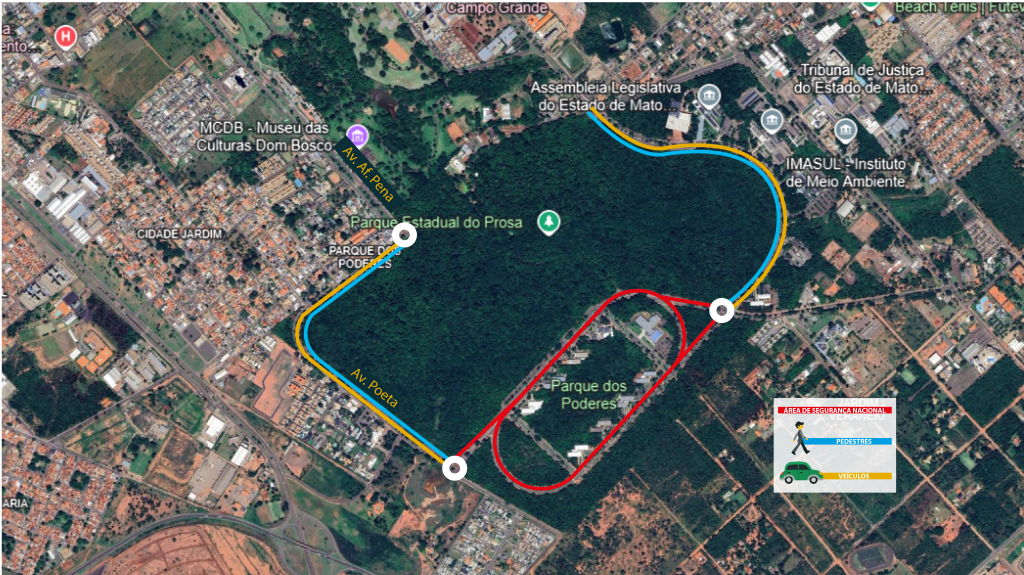 COP 15 altera trânsito no Parque dos Poderes neste domingo