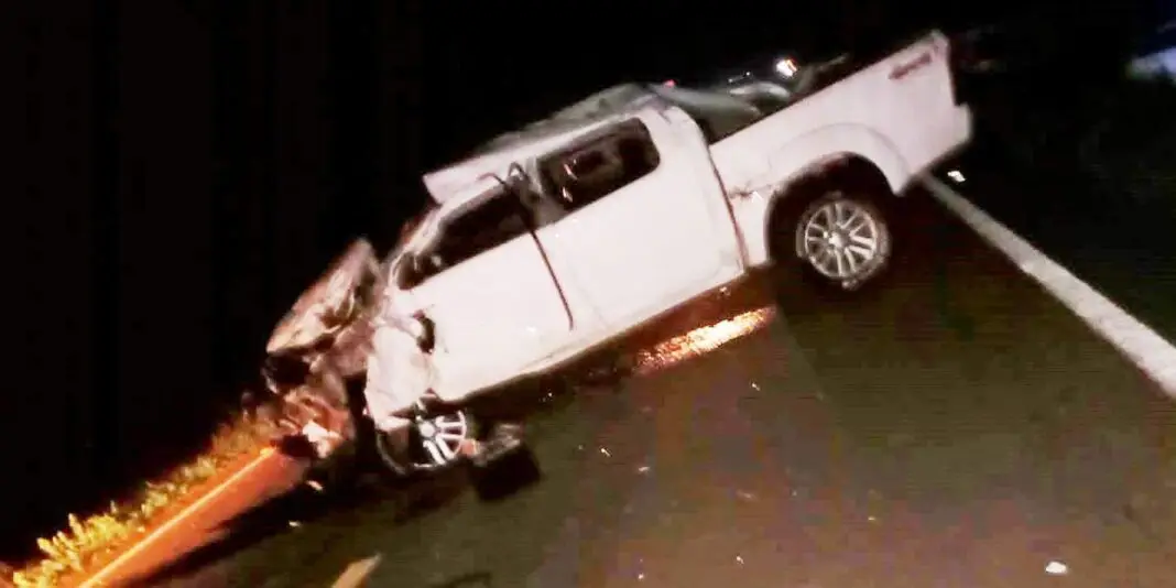 Acidente com três veículos deixa dois mortos na MS-289 em Coronel Sapucaia