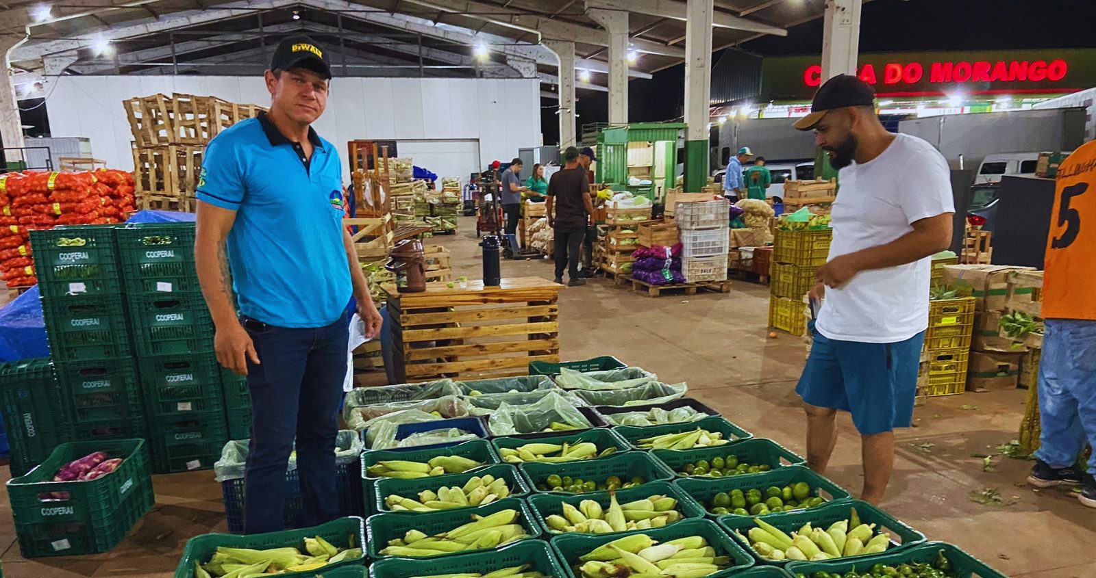 Produtor percorre mais de 320 km toda semana para vender hortaliças do Itamarati em Campo Grande