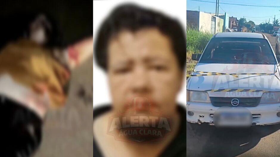 Homem atropela namorada e tenta simular acidente em Água Clara; caso é tratado como tentativa de feminicídio