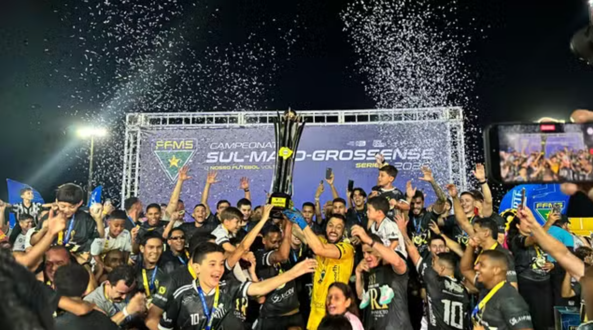 2×1: Operário vence Bataguassu e é tricampeão consecutivo do Estadual