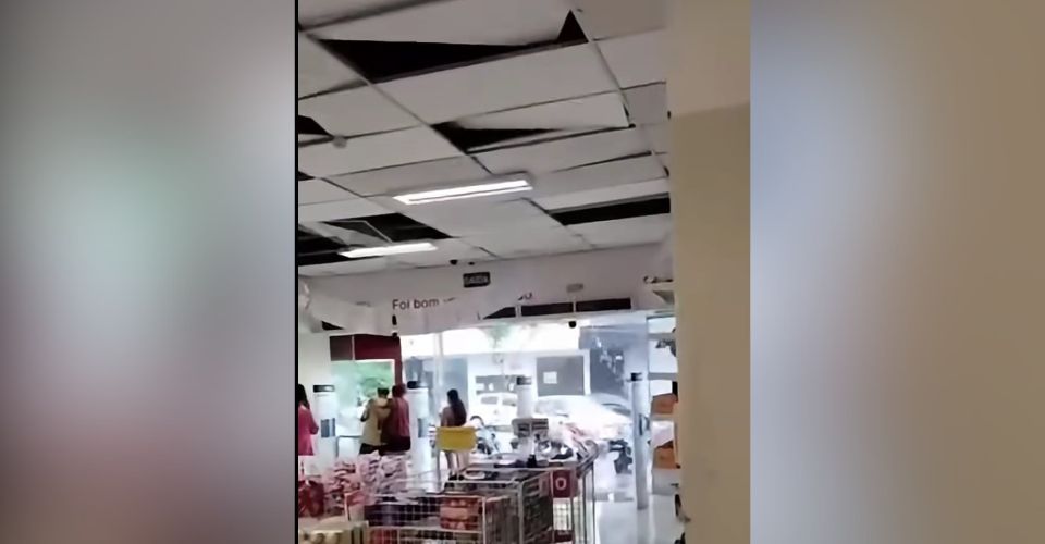 Chuva de granizo atinge bairros e causa estragos em Campo Grande