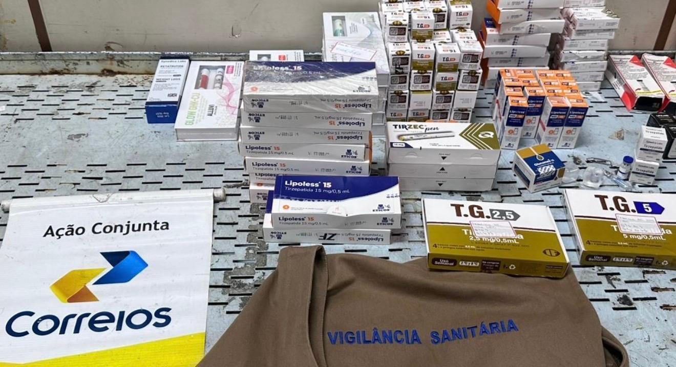 Operação apreende quase 1 tonelada de emagrecedores irregulares avaliados em R$ 10 milhões