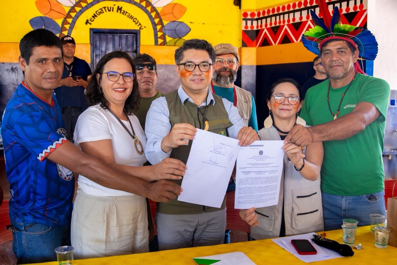 MPI e Funai autorizam obras de ampliação de água em duas aldeias da Reserva Indígenas de Dourados