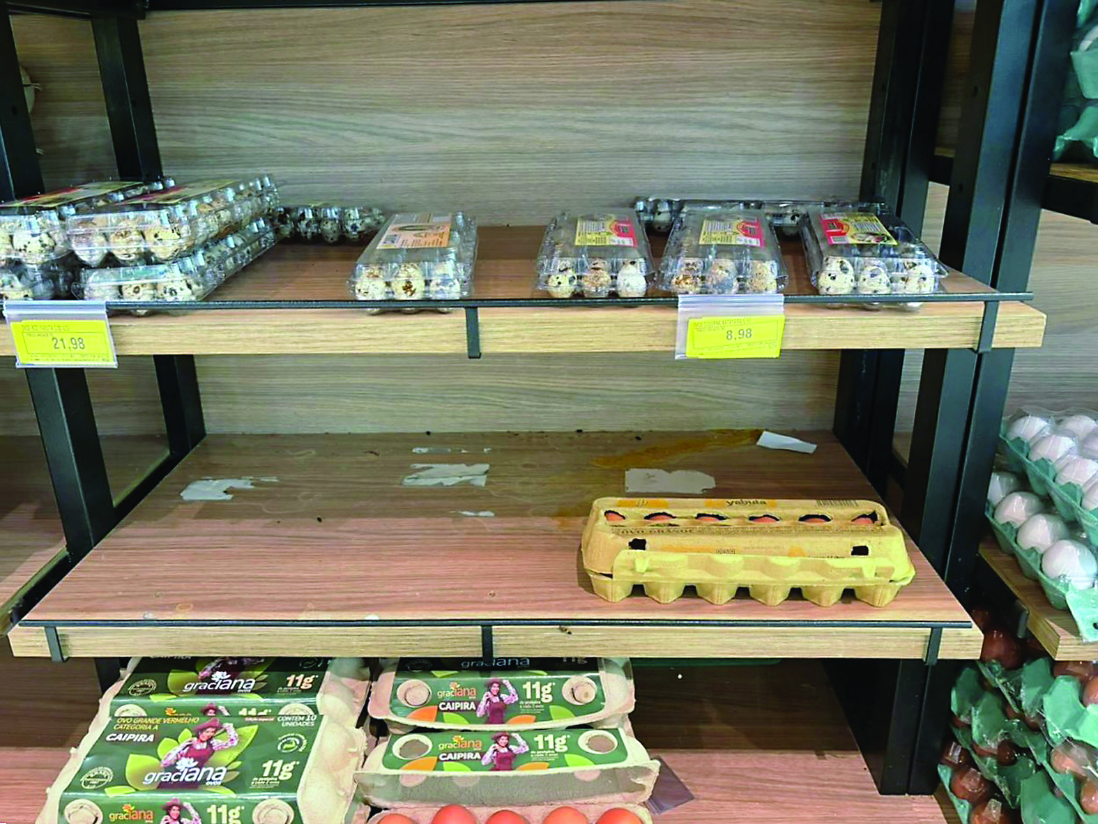 Ovos somem de parte dos mercados e cesta básica segue com preços instáveis
