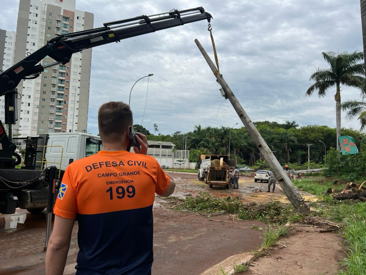 Diante de alerta de ciclone, prefeitura da Capital mobiliza Força-tarefa