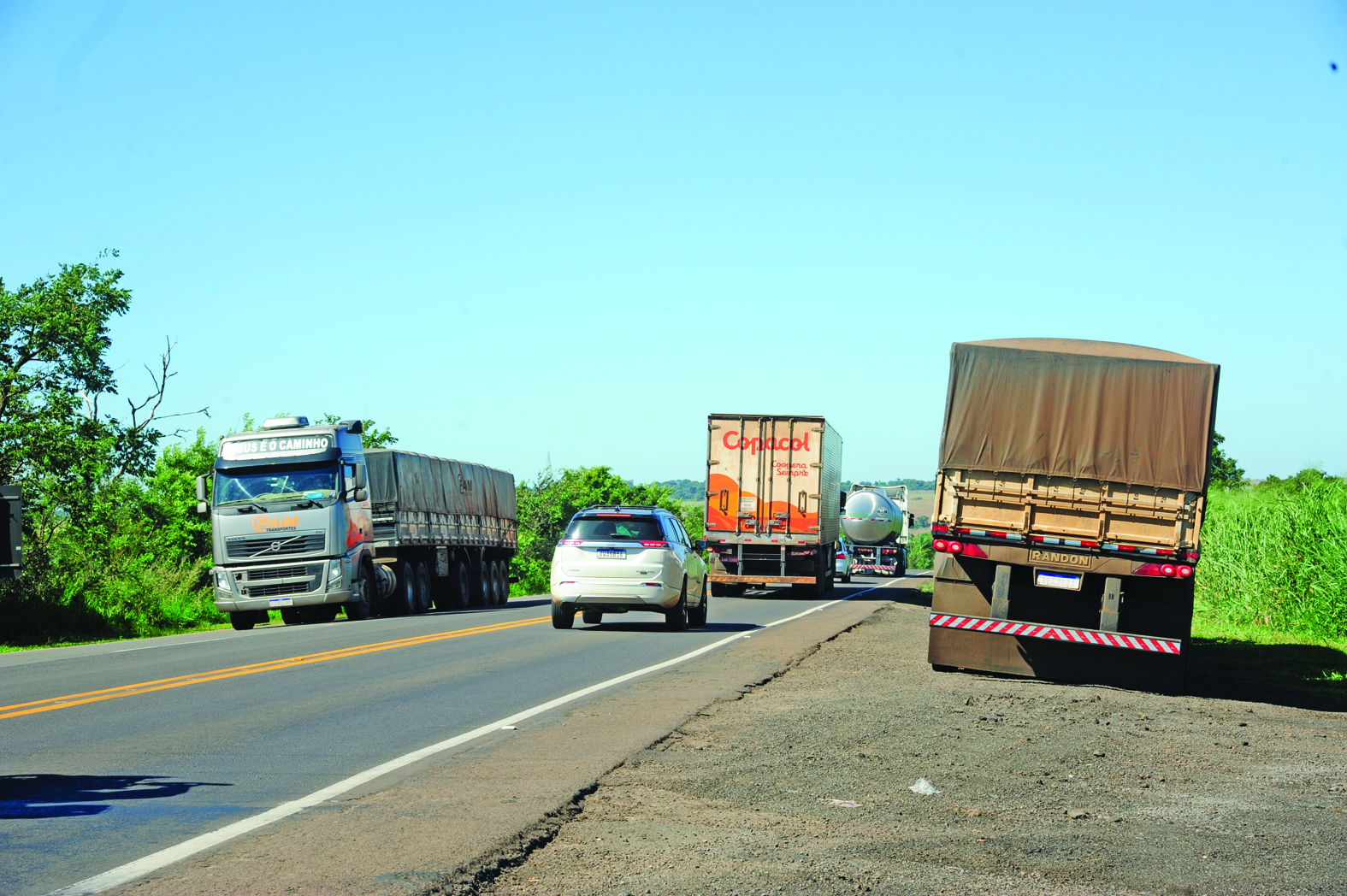 Quatro em cada dez quilômetros de rodovias avaliados no Estado oferecem pouca proteção aos motoristas