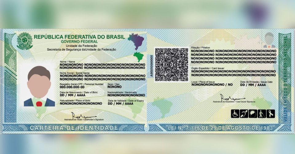 Nova Carteira de Identidade Nacional