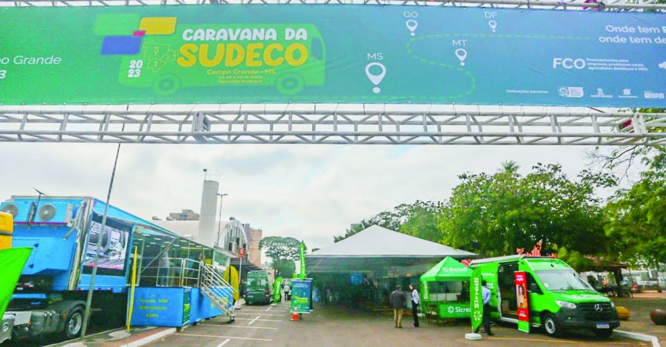 Foto: Caravana da Sudeco,
no Mercadão
Municipal, fica até o
dia 30 de agosto/Marcos Maluf