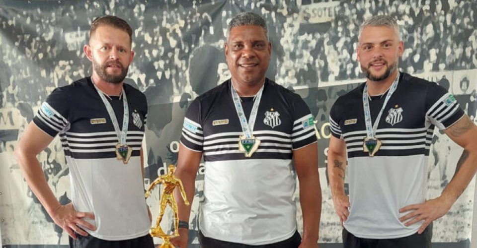 Trio da comissão que vai comandar o Galo novamente em 2023 (foto-acs)