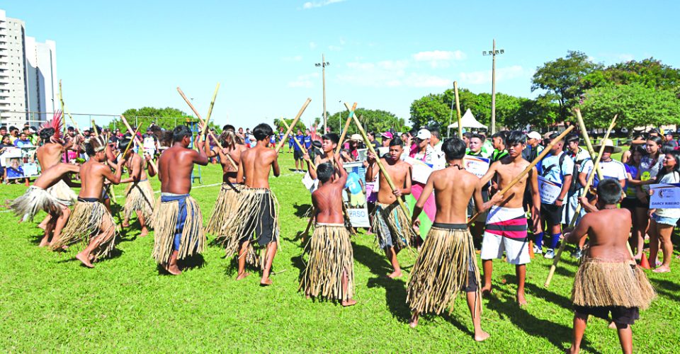 Imagem da edição 2024 dos Jogos Urbanos Indígenas - Funesp/Reprodução