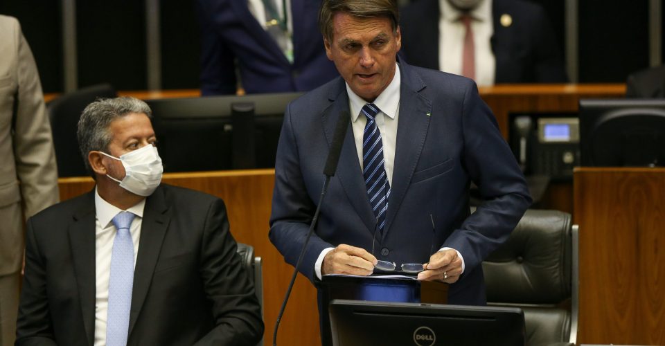 ***ARQUIVO***BRASÍLIA, DF, 02.02.2022 - O presidente Jair Bolsonaro (PL) durante sessão solene de abertura dos trabalhos no Legislativo, em Brasília.
