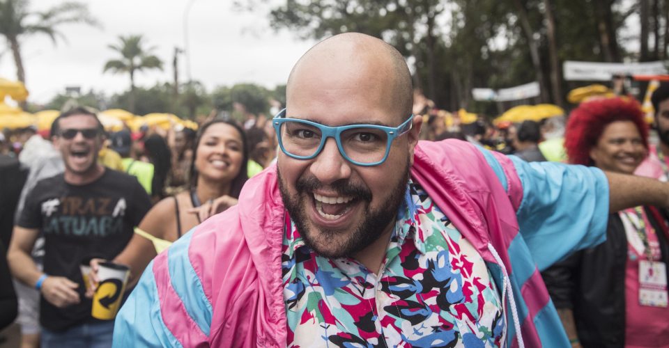 *ARQUIVO* São Paulo, SP, BRASIL, 01-03-2020 - Ator e Cantor Tiago Abravanel desfila no Bloco de Preta Gil na Av Pedro Alvares Cabral, no Ibirapuera.