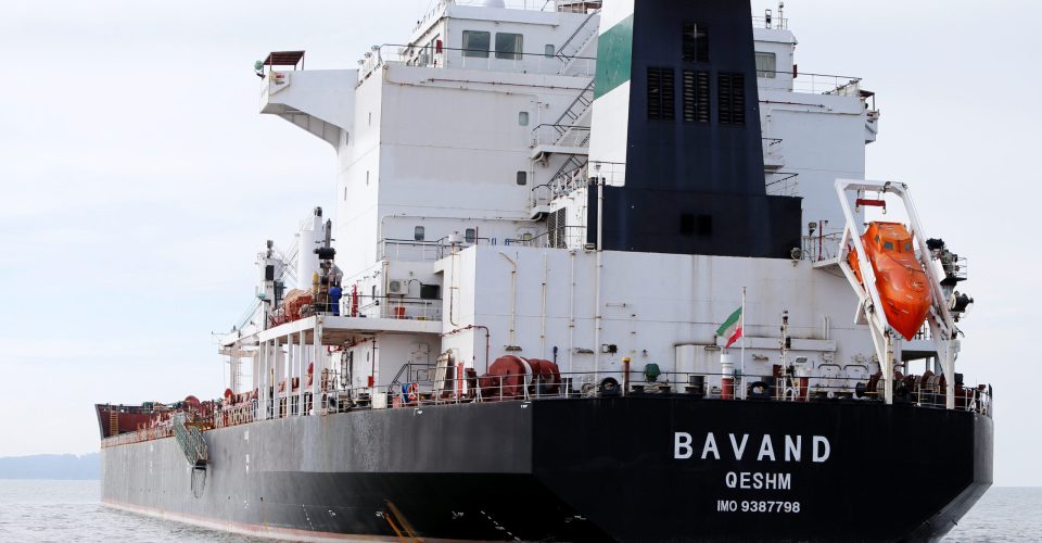 The Iranian vessel Bavand is seen near the port of Paranagua, Brazil July 18, 2019. REUTERS/Joao Andrade NO RESALES. NO ARCHIVES
