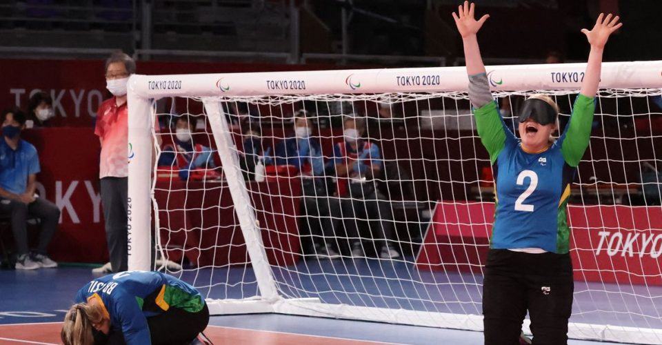 Brasil disputa bronze no goalball