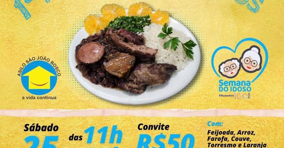 Asilo São João Bosco realiza 1ª Feijoada dos Avós