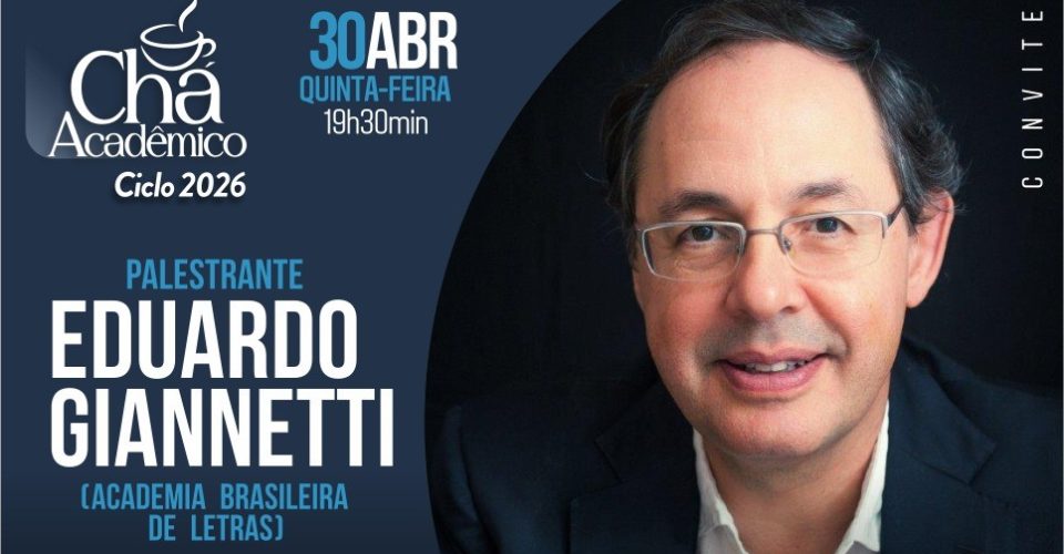 26ASL RLS Mês 04 Chá Acadêmico Eduardo Giannetti - Arte