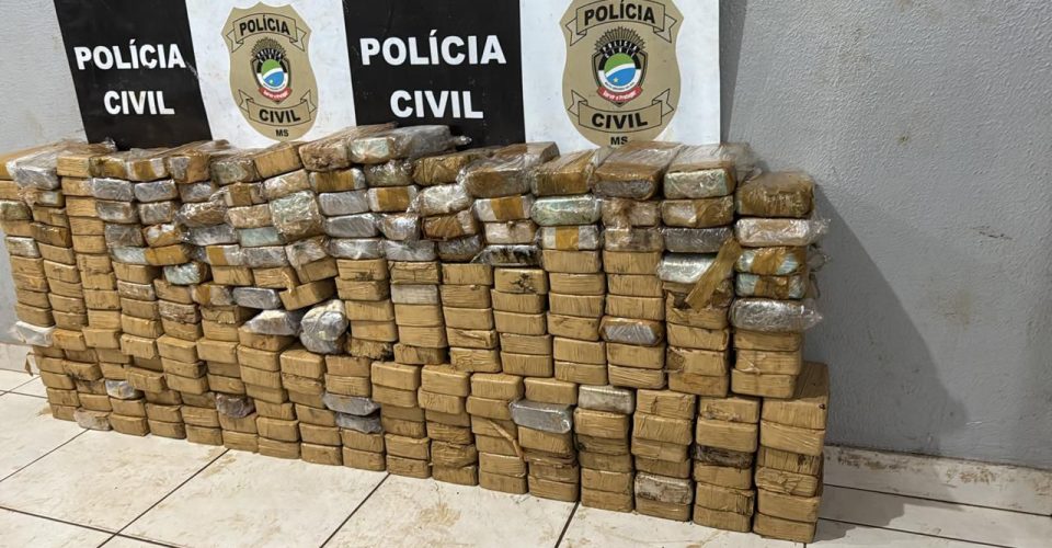 Apreensão foi realizada pela Delegacia Especializada de Repressão ao Narcotráfico (DENAR). Foto: Divulgação