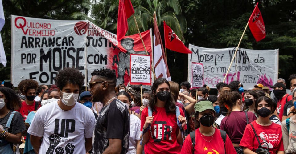 Protesto em São Paulo