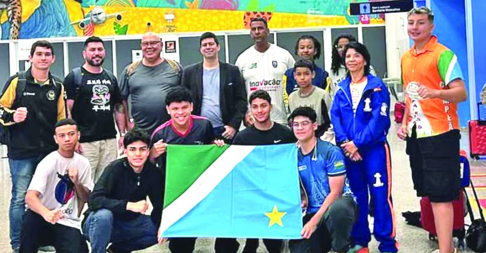 Delegação sul-mato-grossense que competirá no Nordeste. Foto: FTKDMS