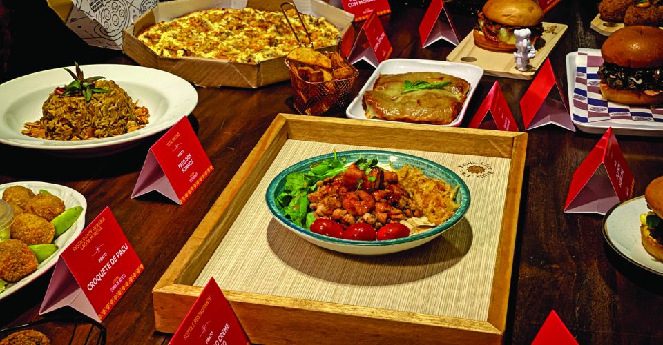 São mais de 160 pratos distribuídos nas categorias comida de boteco, hambúrguer e restaurante - Foto: Allan Gabriel