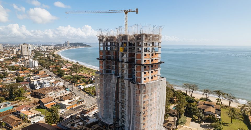 Blue Coast em fase de obras em outubro de 2024 - Foto: Divulgação/Vetter